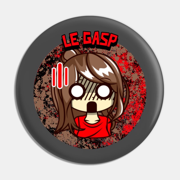 Le Gasp Pin by CTJFDesigns