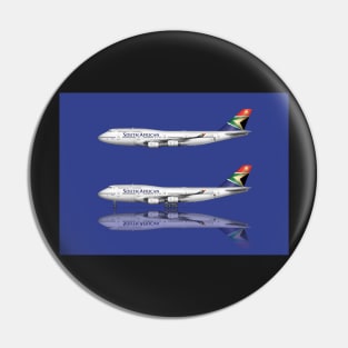 South African Airways 747-444 Pin