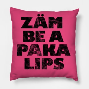 Zam Be a Paka Lips Pillow