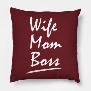 Mom and wife sayings Pillow