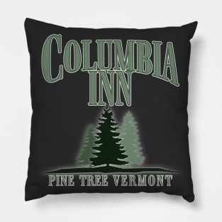 White Christmas Columbia Inn Pine Tree Vermont, Bing Crosby, Danny Kaye Pillow