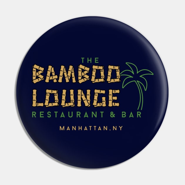 The Bamboo Lounge Restaurant & Bar - modern vintage logo Pin by BodinStreet