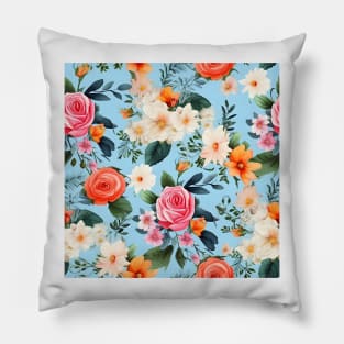 Wedding Flowers Pattern 12 Pillow