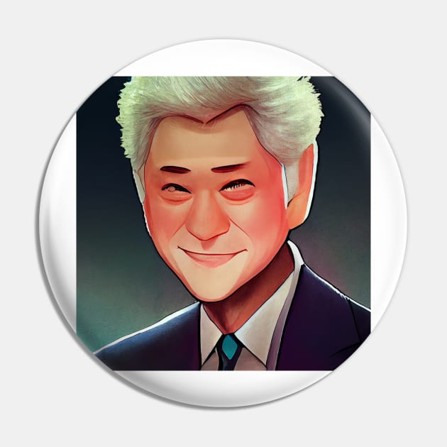 Bill Clinton | President of the United States | Manga style Pin by Classical