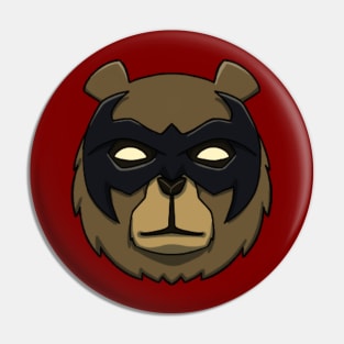 Gabey Bear SuperHero Head Pin