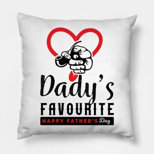 Dady Is Favorite T-Shirt Pillow