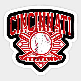 Cincinnati Reds Retro Vintage Logo - Sheet Of 3 Triple Spirit Stickers at  Sticker Shoppe