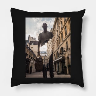 Cool Parisian Statue Pillow