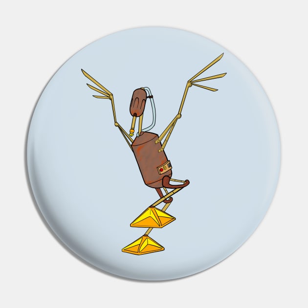 Bird Bot Pin by Khalico