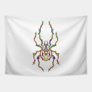 Rainbow spider Tapestry