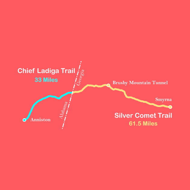 Silver Comet and Chief Ladiga Rail Trail by numpdog