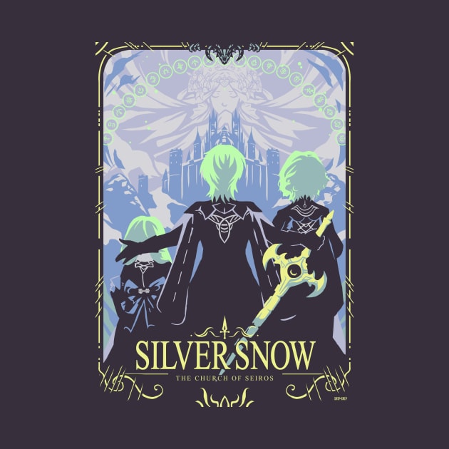 Silver Snow by SnipSnipArt