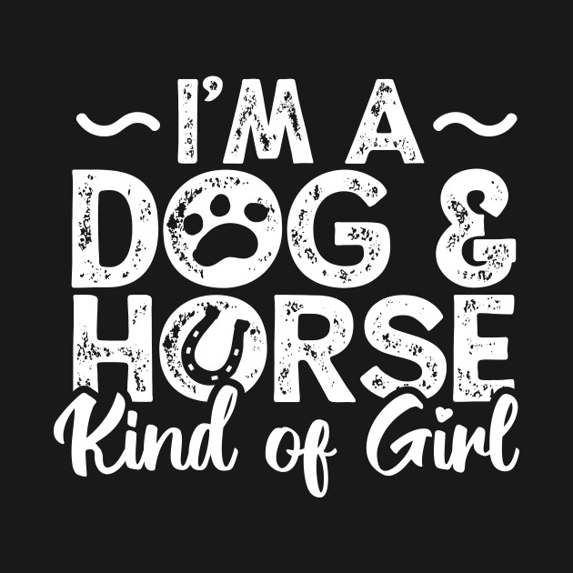 Disover Dog Horse Dog and Horse - Dog - T-Shirt