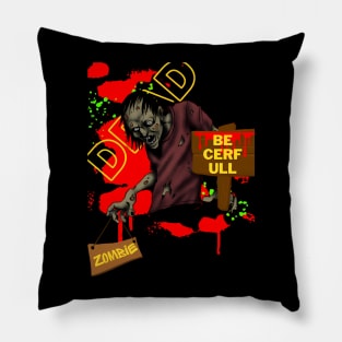 zombie/t-shirt with a new design,be sure that it will suit you and make you a person of great luxury Pillow