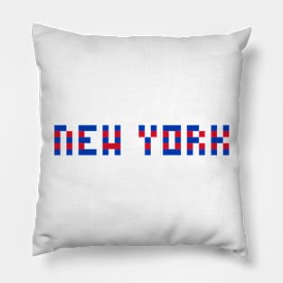 Pixel Hockey City New York R 2017 v1 Pillow