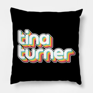 Tina Turner Colorful Pillow