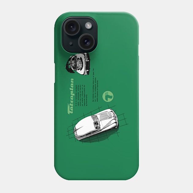 TATRA TATRAPLAN - advert Phone Case by Throwback Motors