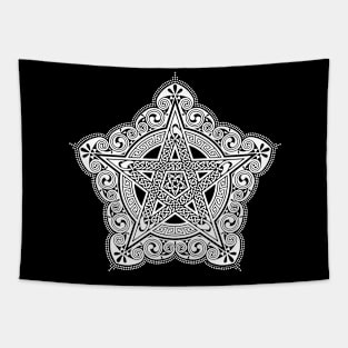 Celtic Wiccan Star Tapestry