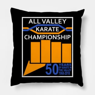 All Valley Karate Championship 50th Anniversay Pillow