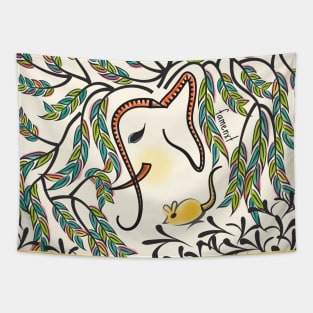 Jungle Elephant Tapestry