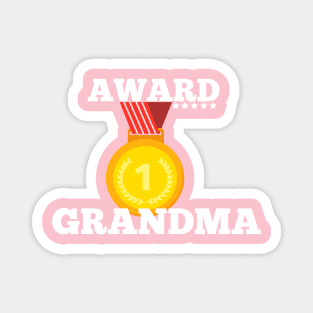 Award Trophy Best grandma i love my grandma gift Magnet