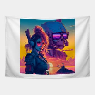 A Sunset Standoff Tapestry