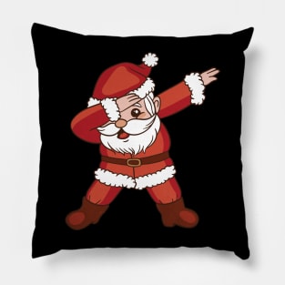 Santa Claus dab gesture Pillow