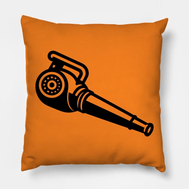 Leaf Blower Pillow by KayBee Gift Shop