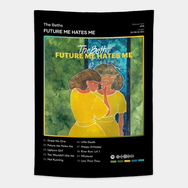 The Beths - Future Me Hates Me Tracklist Album Tapestry by 80sRetro