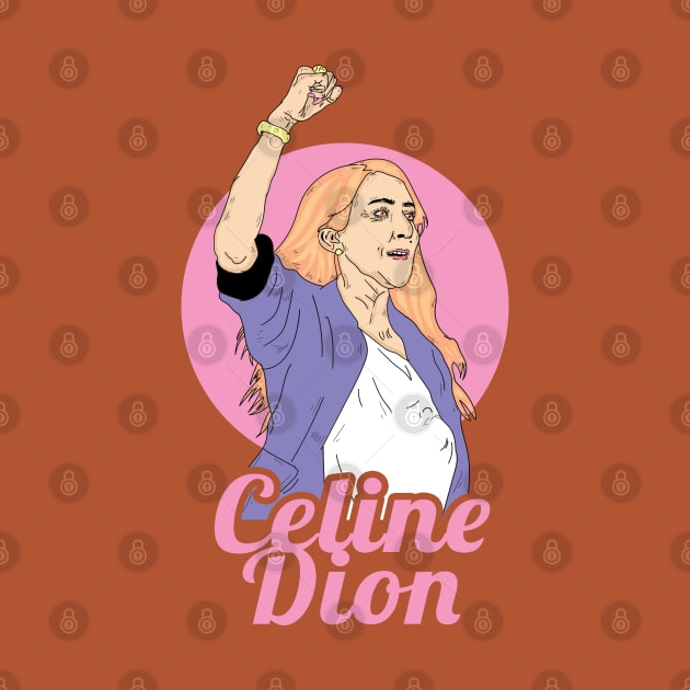 Celine Dion illustration Art by Play And Create