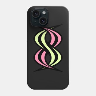 Smellville and Smellody ‘S’ Interlocking Logos Black Phone Case