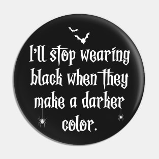 Halloween - Black Pin