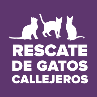 Rescate de Gatos Callejeros T-Shirt