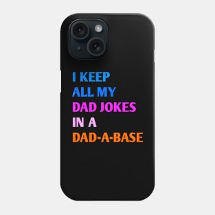 Dad jokes t-shirt Phone Case