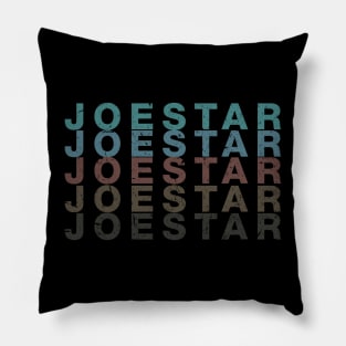 Vintage Proud Name Joestar Personalized Birthday Retro Pillow