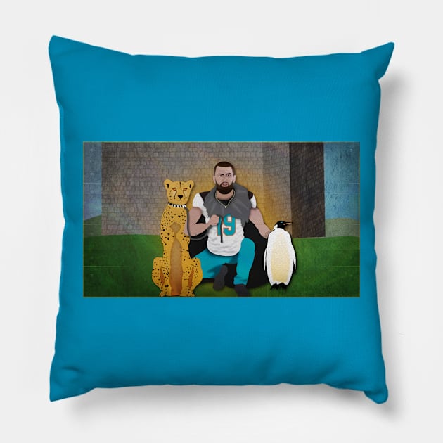 Skylar Hill and Waddle Pillow by rodeobot