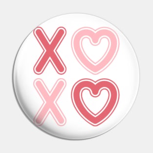 XOXO Hearts Pin