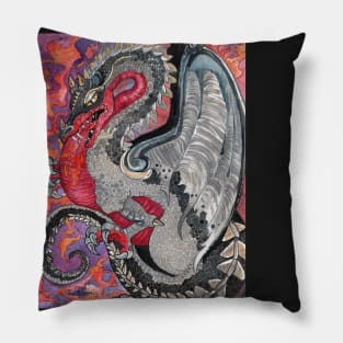 Bryagh Flight of Dragons Pillow