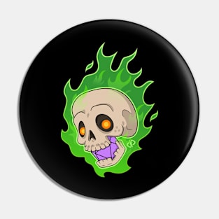 Rollplay Guild: Chibi Creature (Flame Skull) Pin