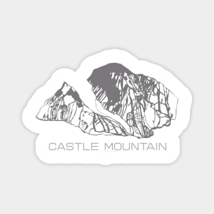 Castle Mountain Resort 3D Magnet