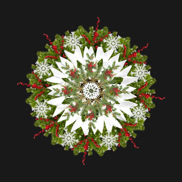 Paper snowflake mandala by burenkaUA