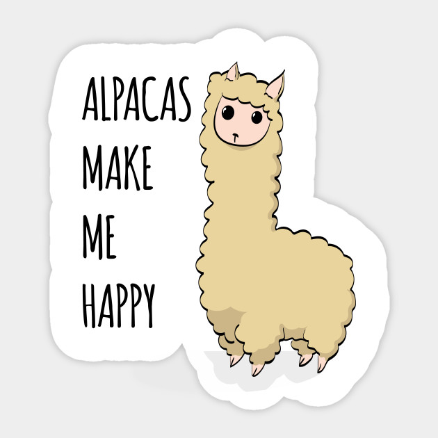 Alpaca Alpaca Adesivo Teepublic It