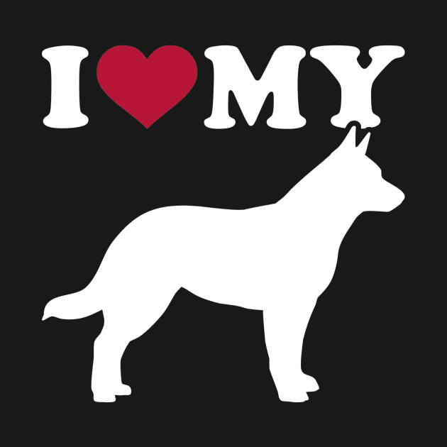 I love my Australian Cattle Dog silhouette by Designzz