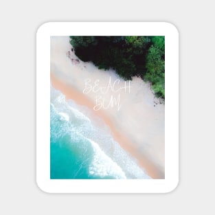 Beach bum - Top travel + beach lover design Magnet
