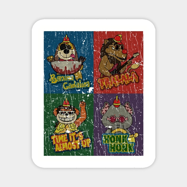 BANANA SPLITS -RETRO STYLE Magnet by lekhartimah