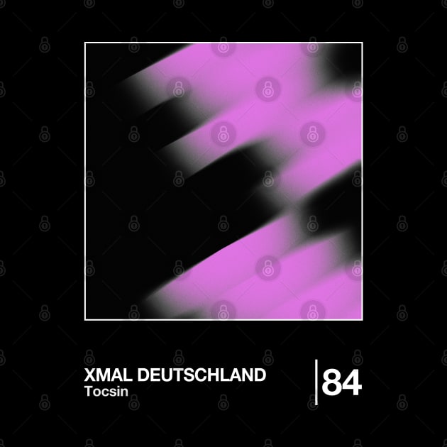 Xmal Deutschland / Minimalist Style Graphic Design by saudade