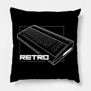 retro computer Pillow