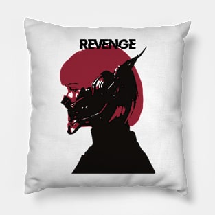 revenge human robot design Pillow