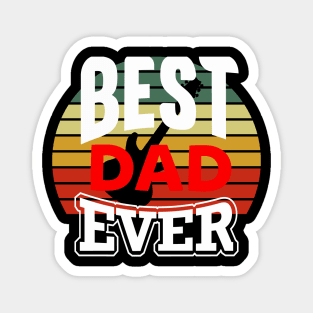Best Dad Ever Music Magnet