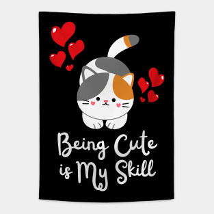 Being Cute is My Skill Tapestry